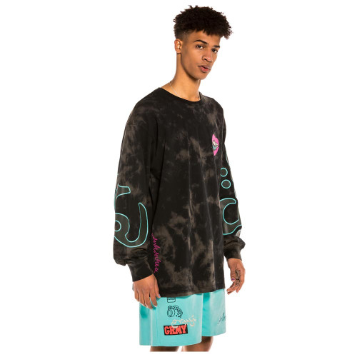 Grimey Ανδρική μακρυμάνικη μπλούζα Day Dreamer Bleached Long Sleeve